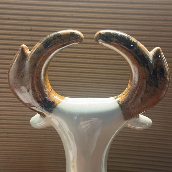 Ken Edward’s Collectible Ceramic Deer/Goat Hand Painted - Picture 5 of 9